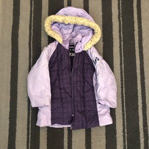 Purple heavy snow jacket (24 months girls)
